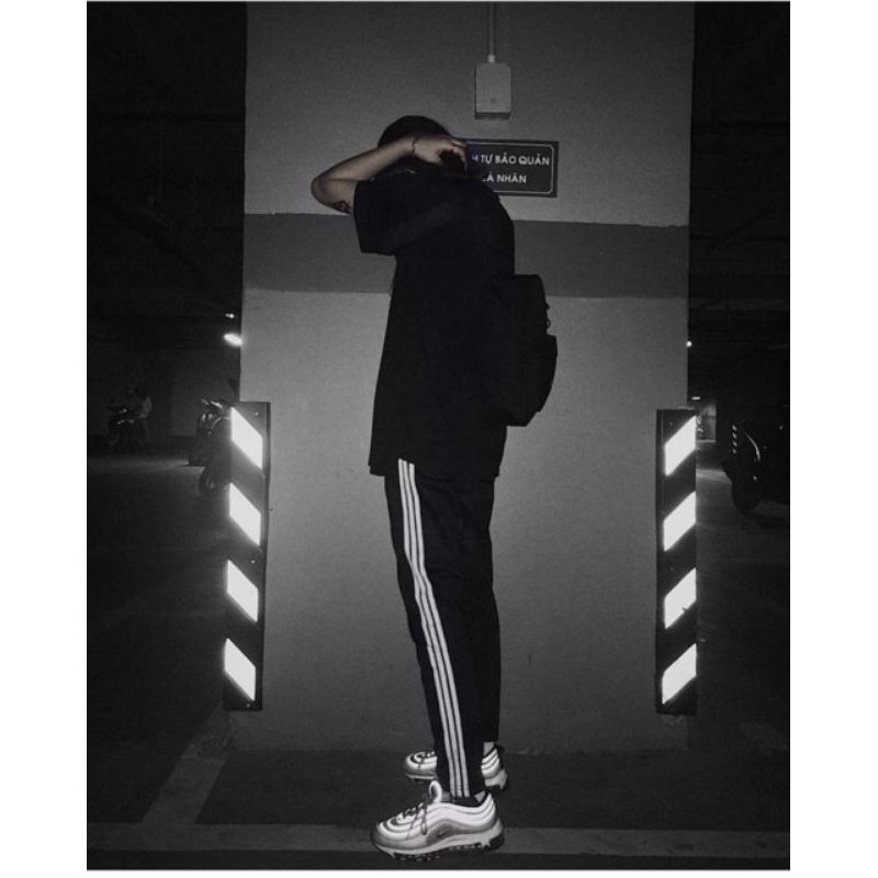 Quần thể thao 3 sọc bigsize nam nữ 40 - 95kg không bo